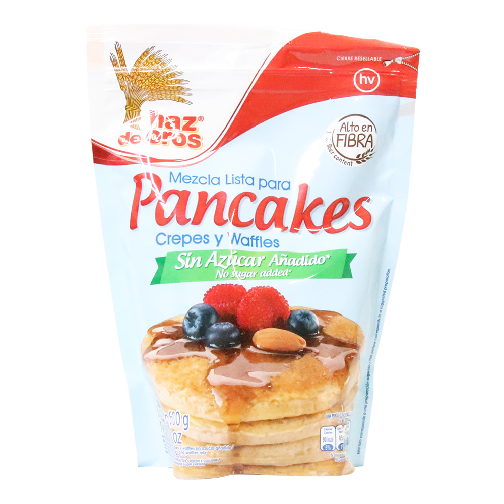 HARINA PANCAKES HAZ DE ORO LIGH*600GR