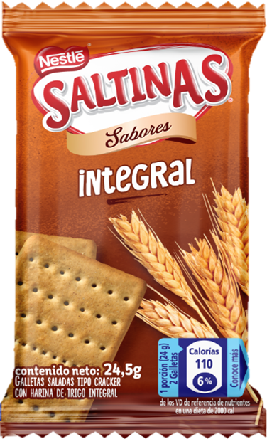 GALLETA SALTINAS INTEGRAL *24.5G