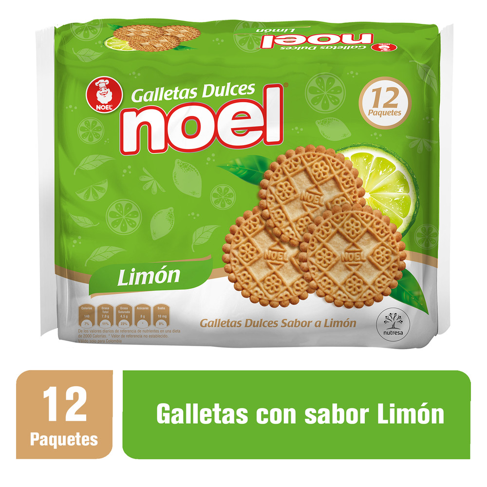 GALLETA NOEL WAFER FRESA*12U*264GR