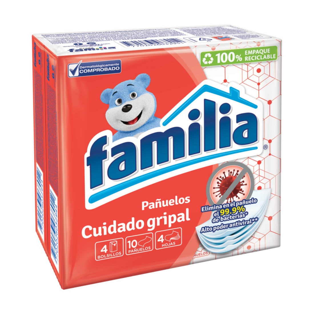 PAÑUELITO FLIA BOL GRIPAL*10