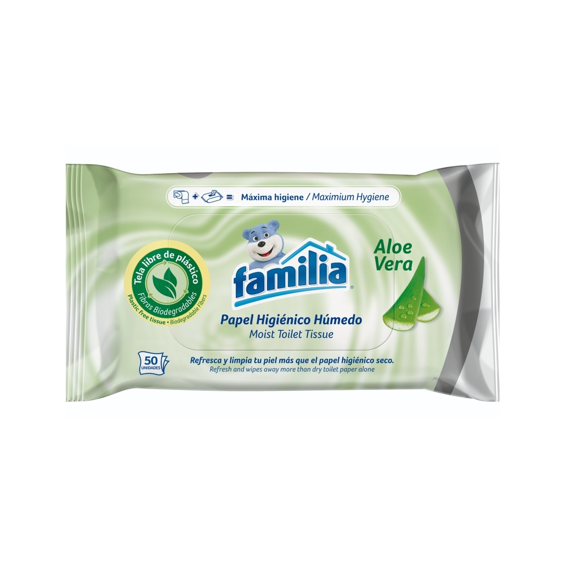 PAPEL HIGIE FLIA HUMEDO ALOE*50