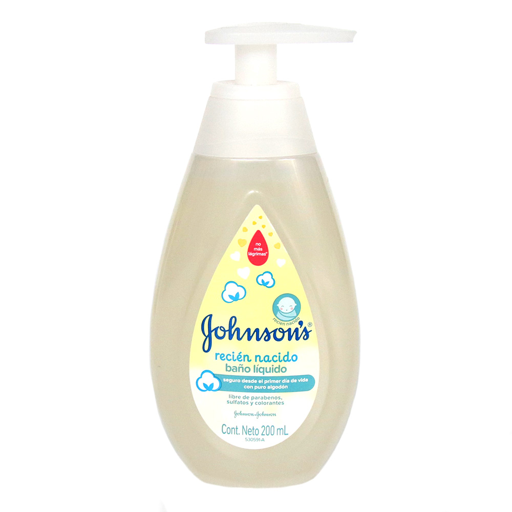 BAÑO LIQ J&J RECIEN NACID*200ML