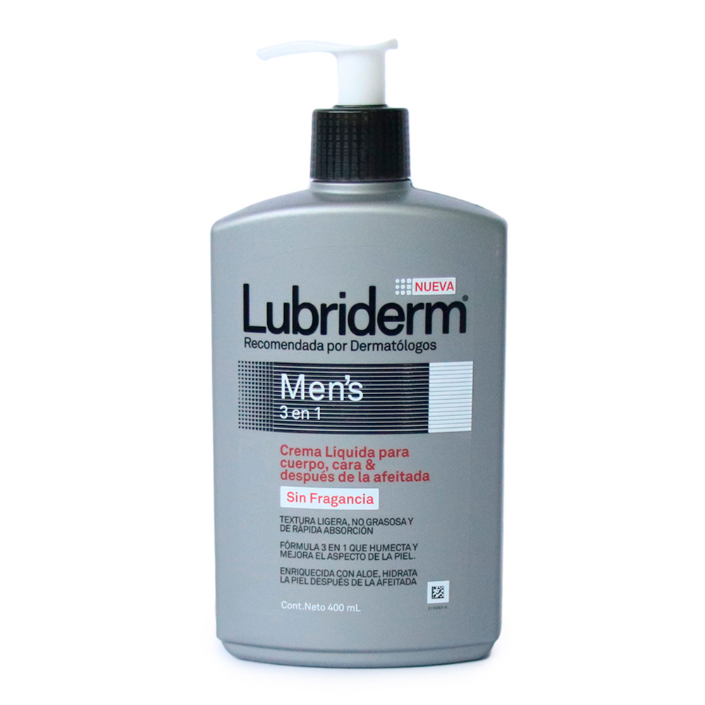 CREMA LUBRIDERM MEN*400ML