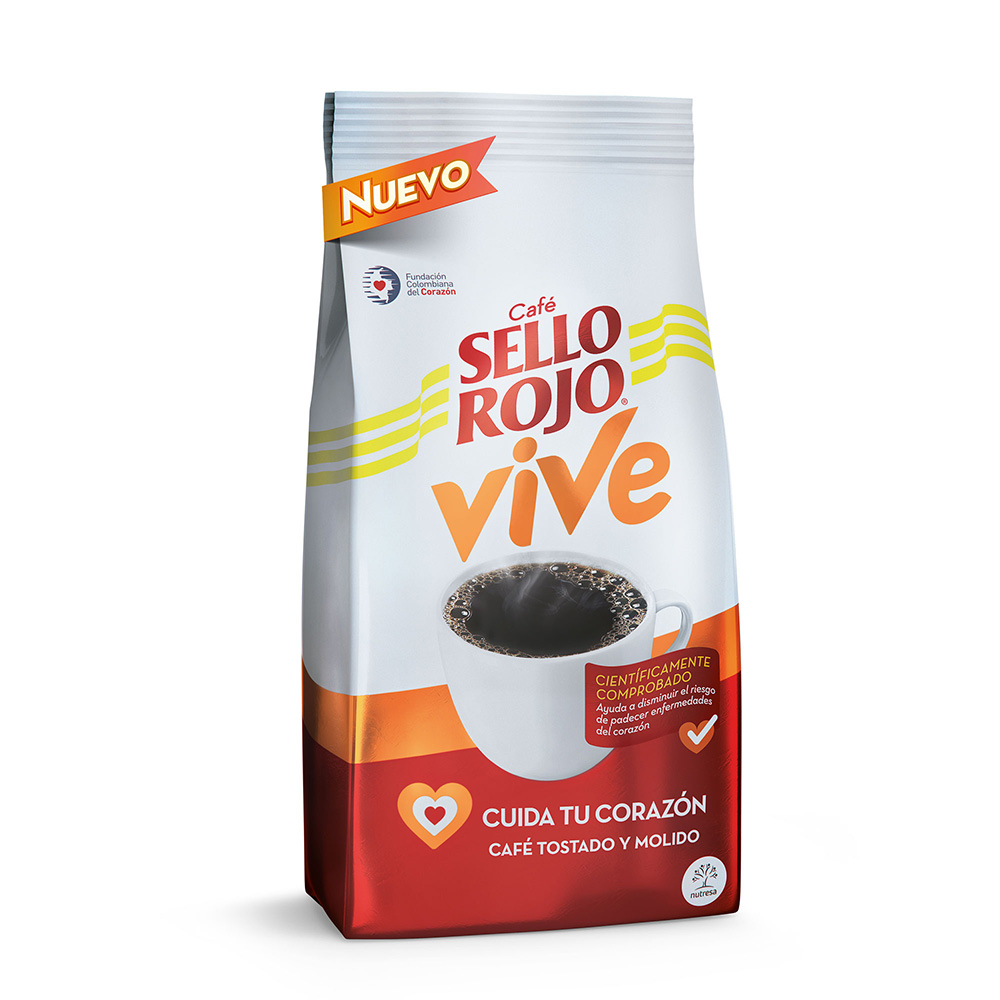 CAFE SELLO ROJO VIVE CORAZ*450G