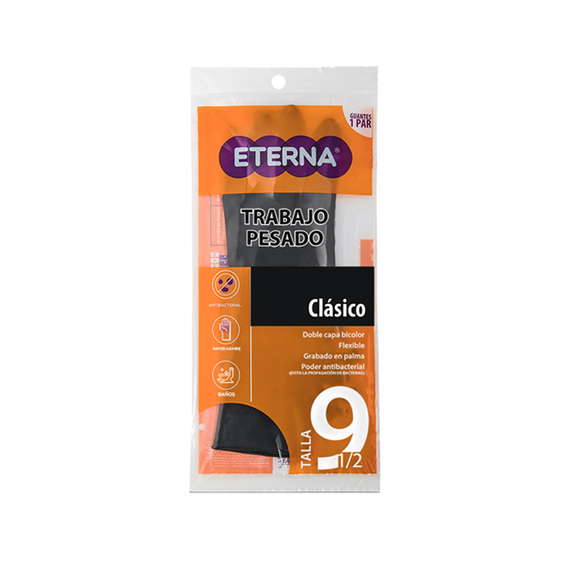 GUANTE ETERNA NEGRO N-9/2
