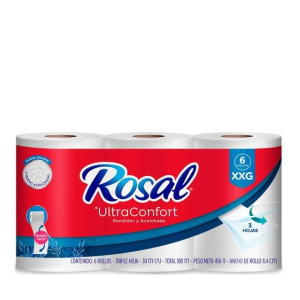 PAPEL HIGIE ROSAL XXG*6R