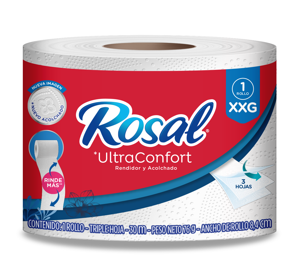 PAPEL HIGIE ROSAL XXG *1R