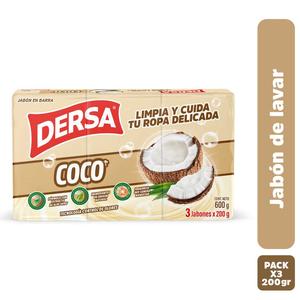 JABON  DERSA COCO SUAVI *3UND*200G