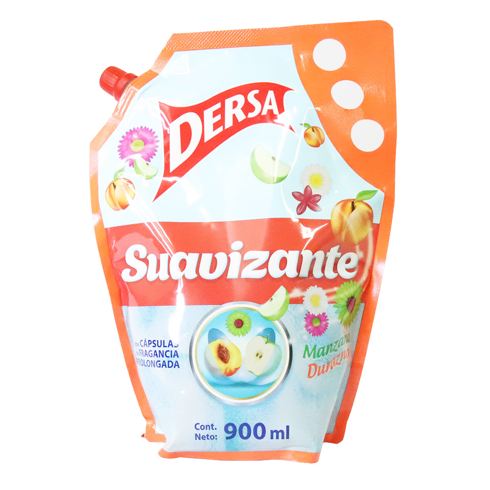 SUAVIZANTE DERSA MANZ/DURAZNO*800ML