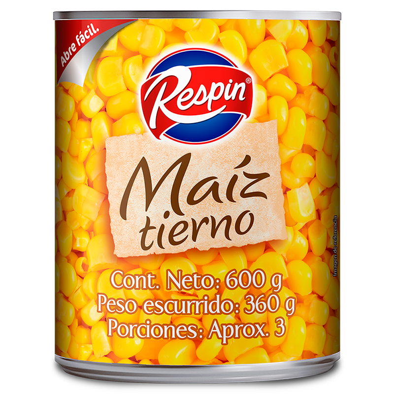 MAIZ TIERNO RESPIN*600GR