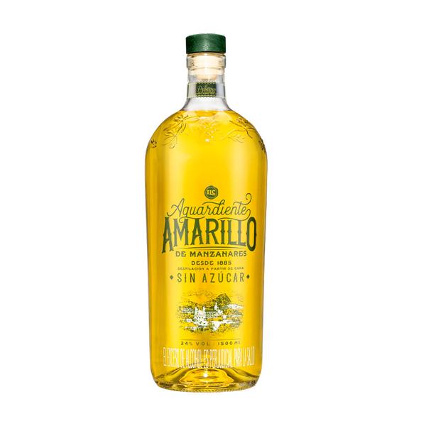AGUARDIENTE AMARILLO MANZANARES*1500ML