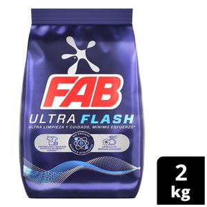 DETERGENTE FAB ULTRA FLASH*2KG