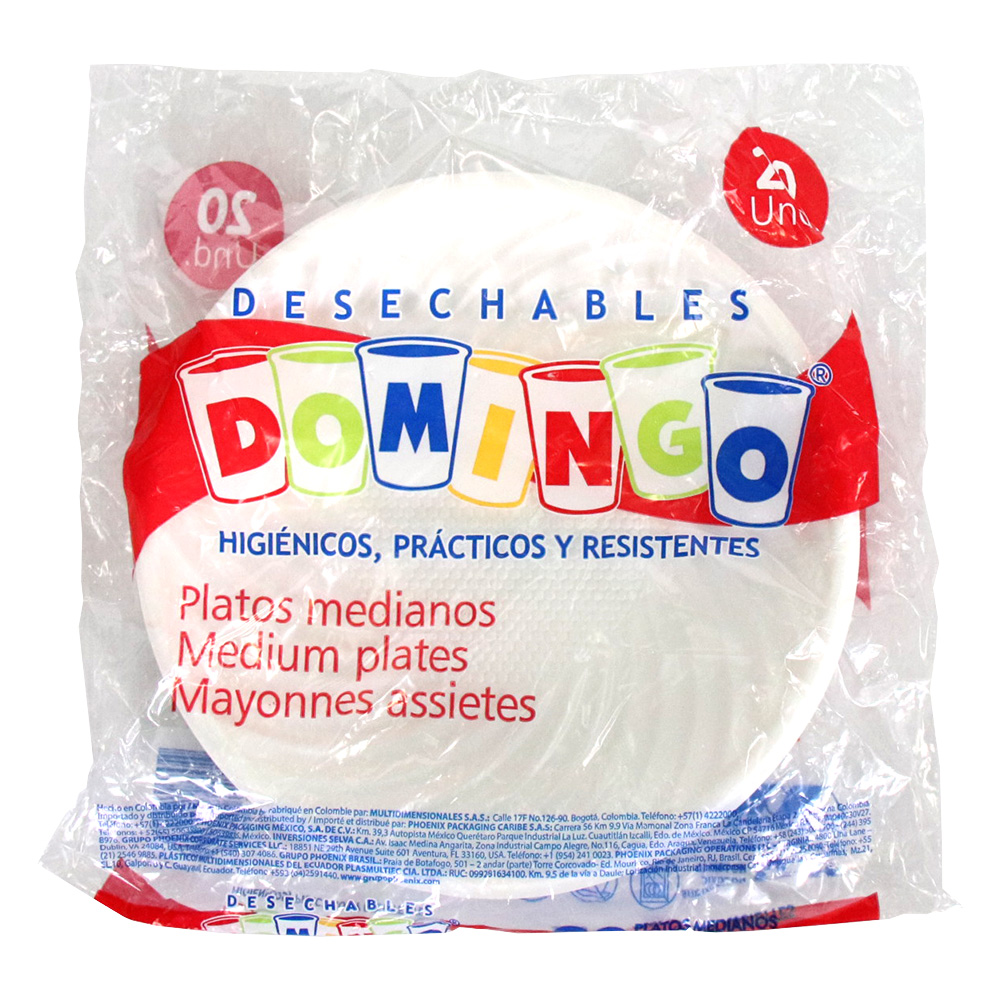 PLATO TUC MEDIANO*20U