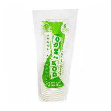 VASO 6 ONZAS DOMINGO CARTON*20U