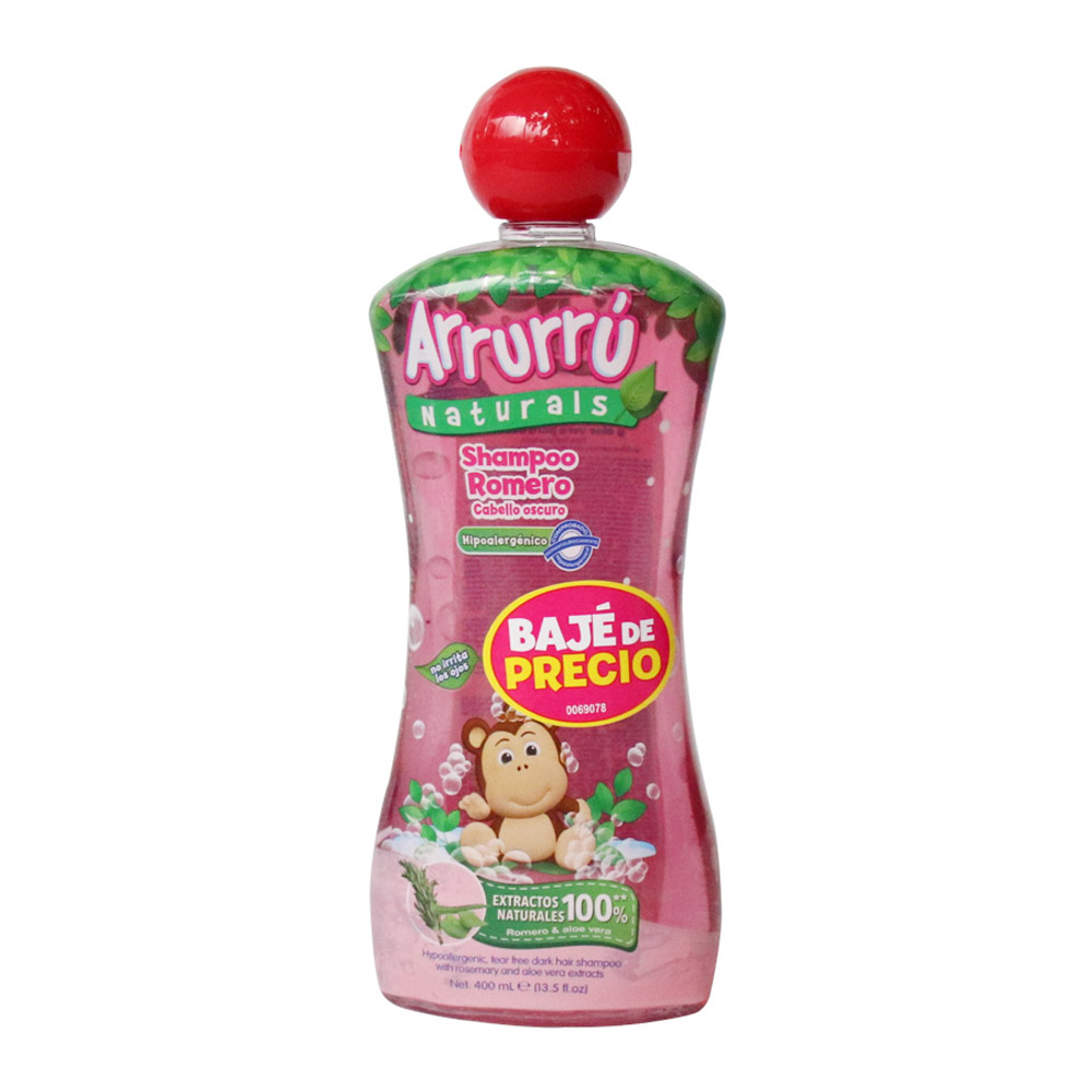 SHAM ARRURRU CABELLO OSCURO*400ML