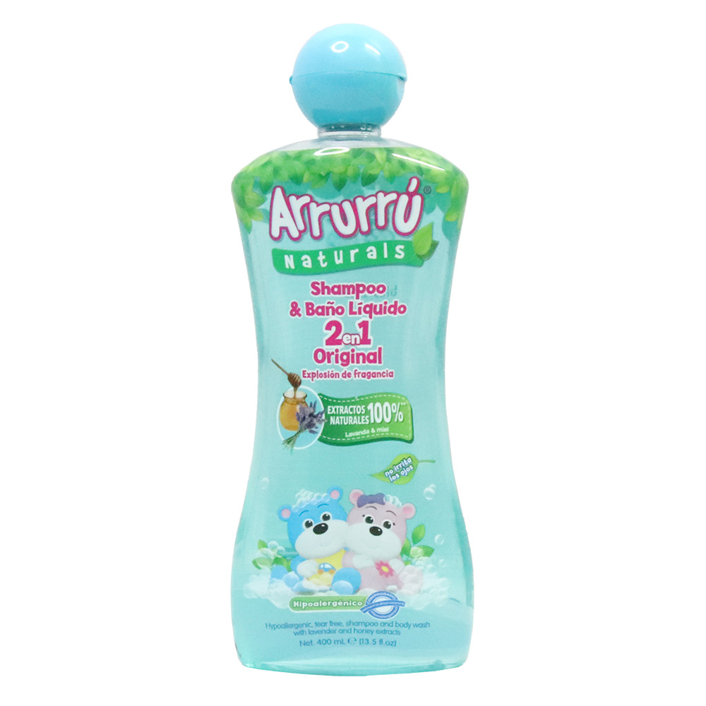 SHAM ARRURU Y BAÑO LIQ ORIG*400ML