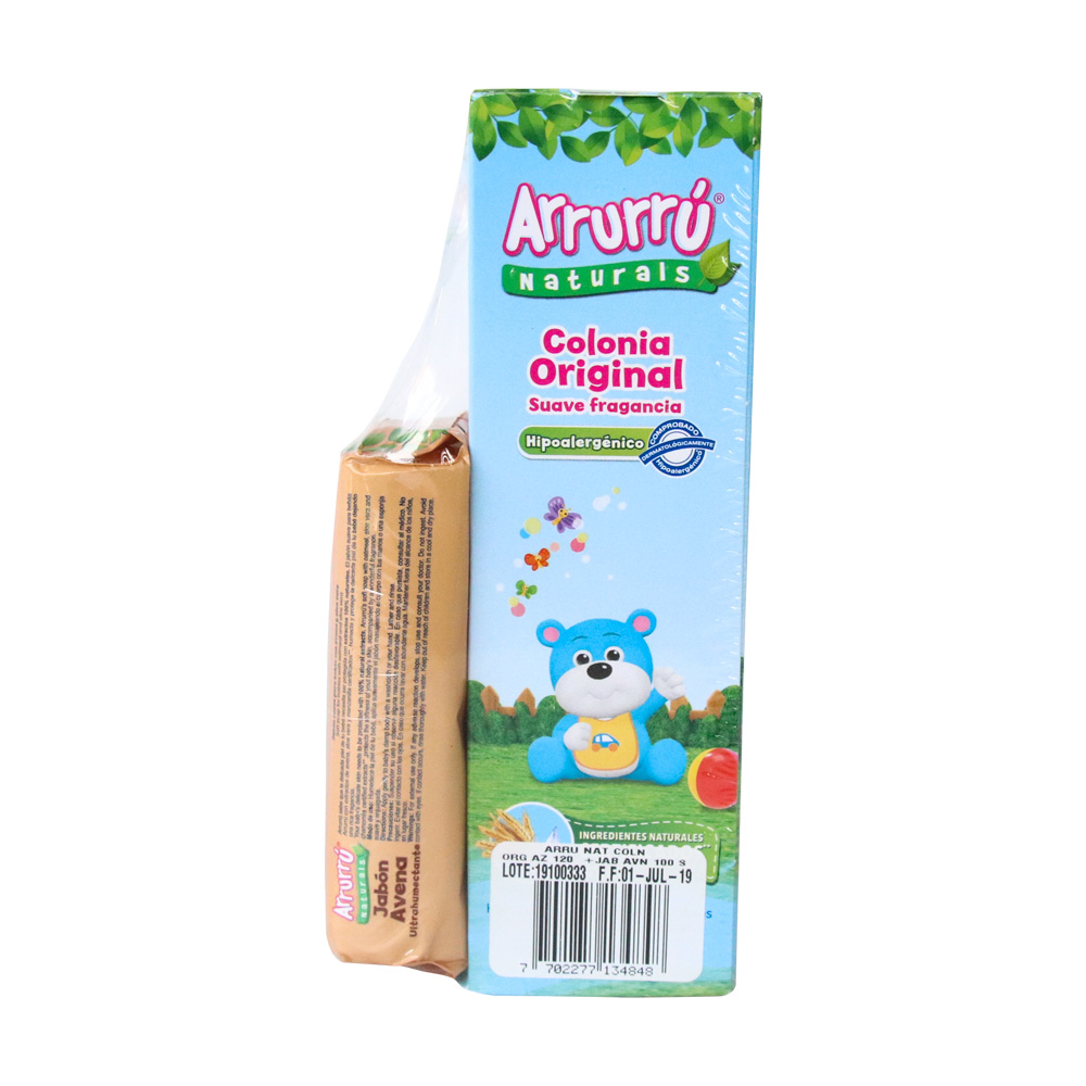 LOCION ARRURRU COLONIA AZUL *120ML