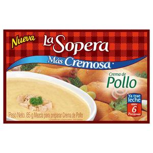 CREMA SOPERA POLLO * 6 PORCION