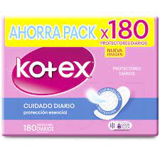 PROTEC KOTEX CUIDA DIARIO*180UN