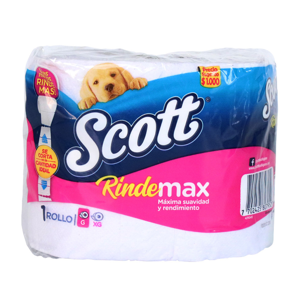 PAPEL HIGIE SCOTT RINDEMAX * 1
