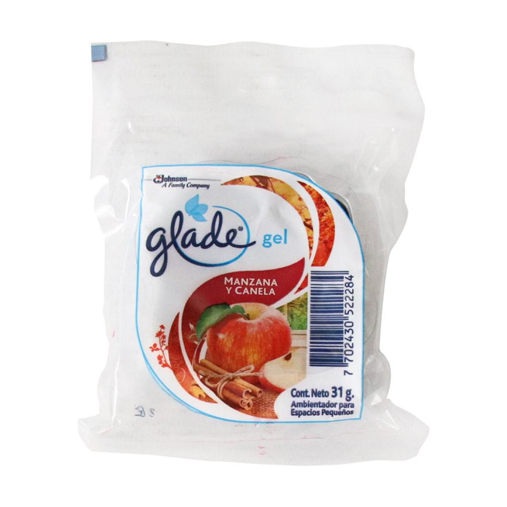 AMBIENTADOR GLADE GEL MANZ* 31G