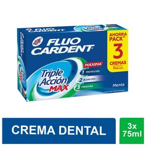 CREMA DENTAL FLUO CARDENT *75ML*3