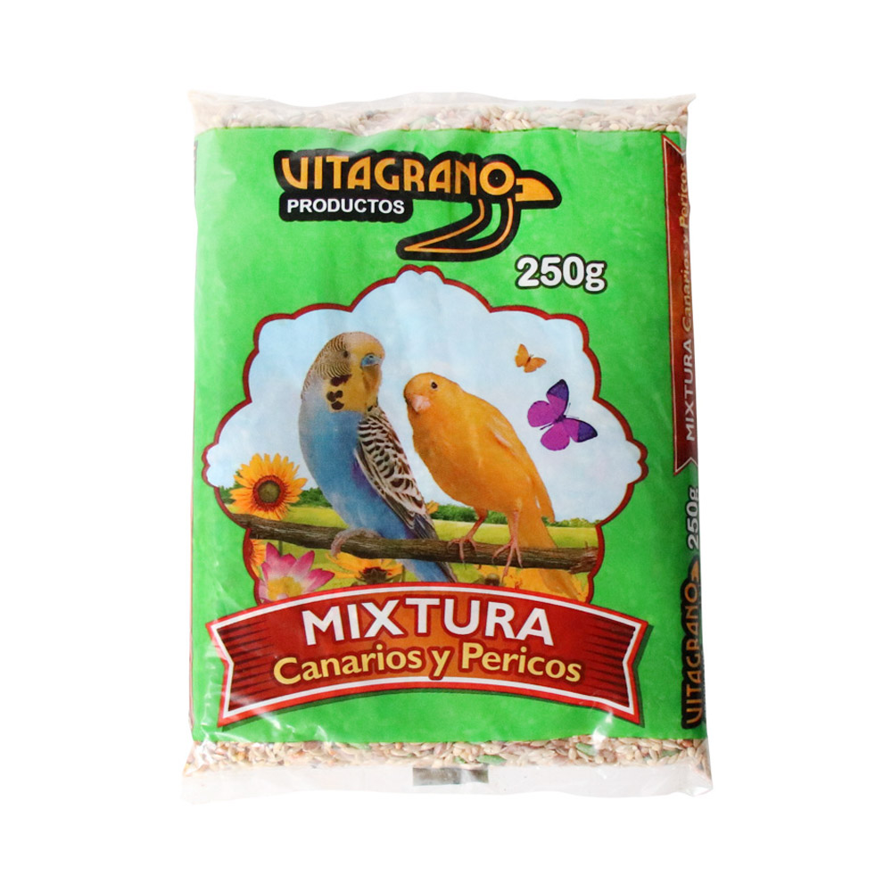 MIXTURA VITAGRANO CANARIOS Y PERICOS *300GR