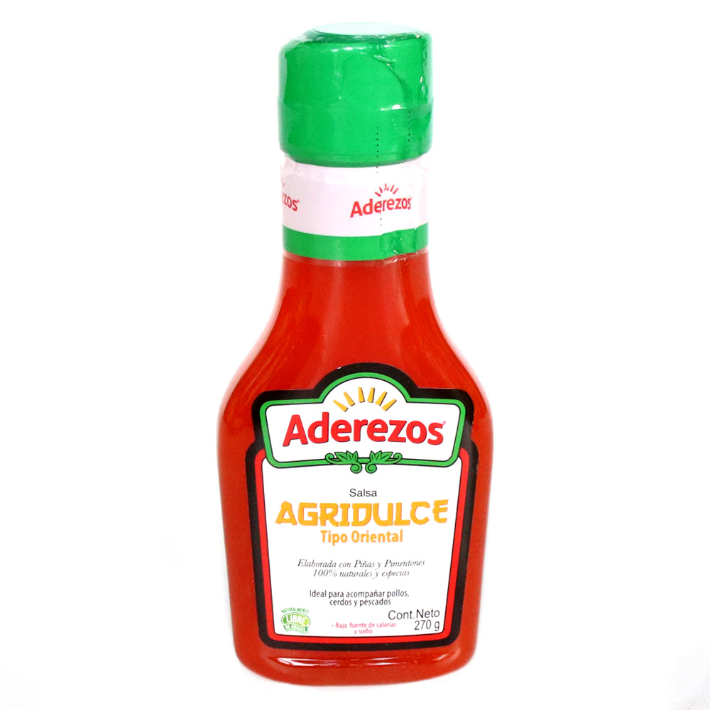 SALSA ADEREZOS AGRIDULCE*270GR
