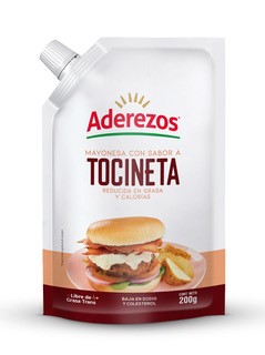 SALSA ADEREZOS MAYO TOCINETA*200GR
