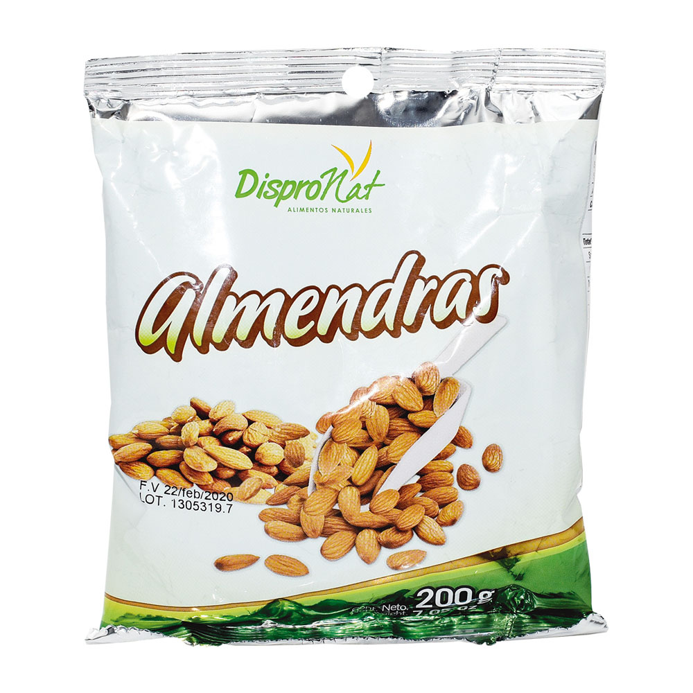 ALMENDRA  NATURAL DISPRONAT*200GR