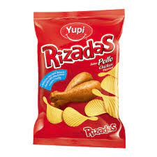 PAPAS RIZADAS YUPI POLLO *105G