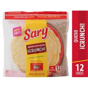AREPAS SARY C/QUESO CRUNCH*10U