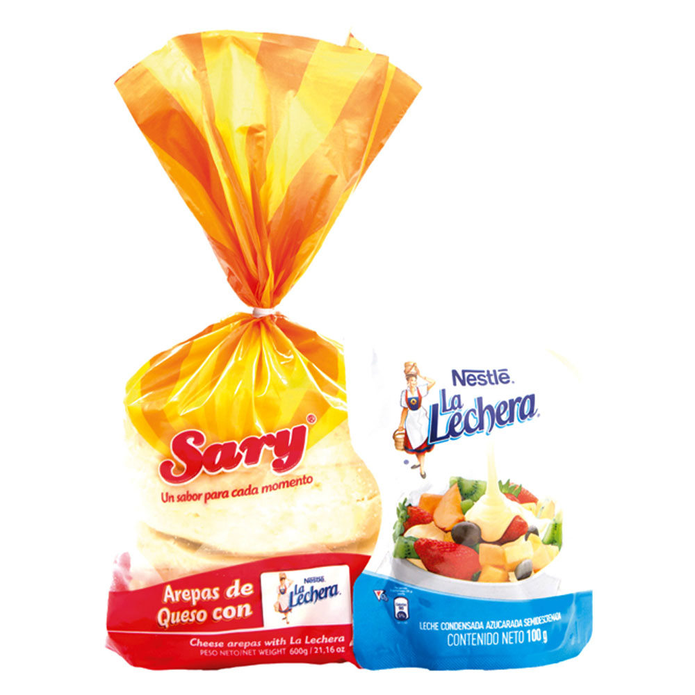 AREPAS SARY RELLE*600G*4UGRT LECHER