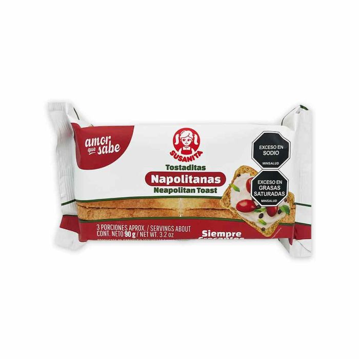 TOSTADAS SUSANITA NAPOLITANAS*90GR