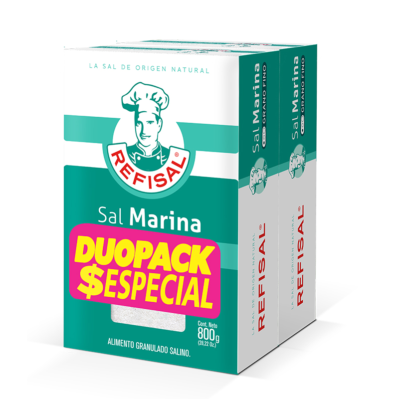 SAL REFISAL MARINA CAJA*800G*2U
