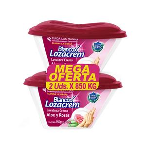LOZA CREM ALOE MEGAMAPACK*850G*2U