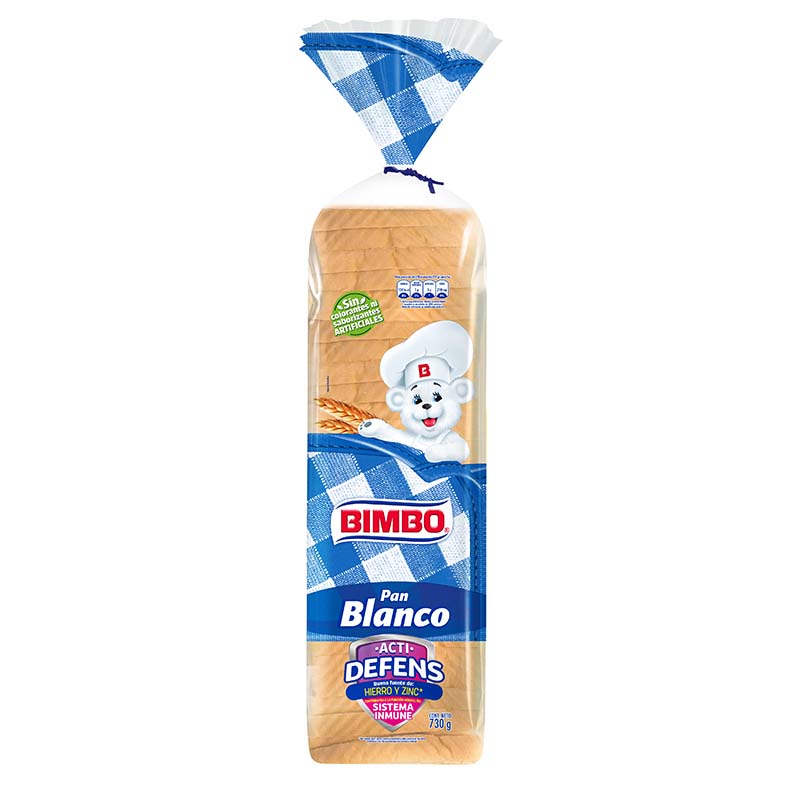 PAN TAJADO BIMBO EXT DEFENSIS*730G