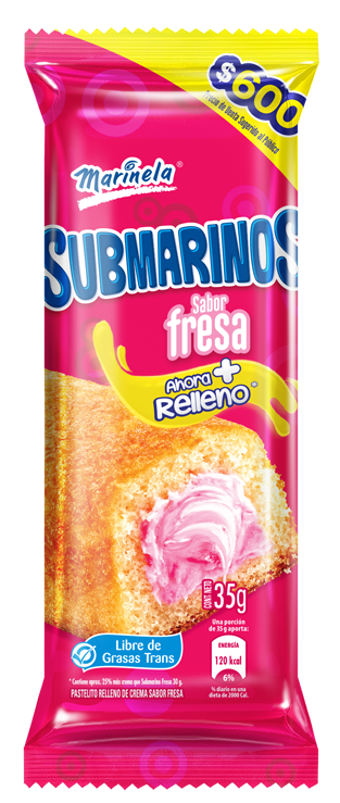 SUBMARINOS BIMBO FRESA*35