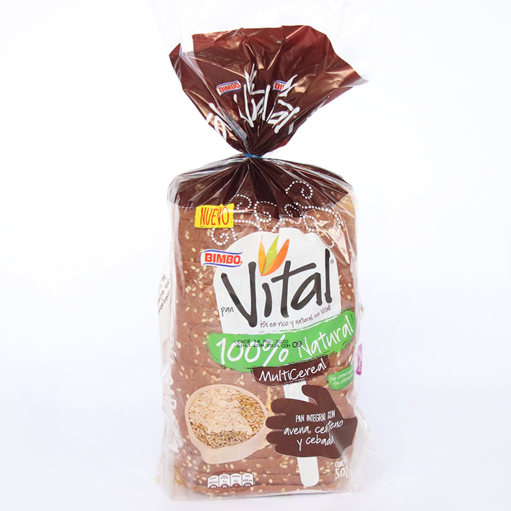 PAN TAJADO BIMBO MULTICEREAL*500G
