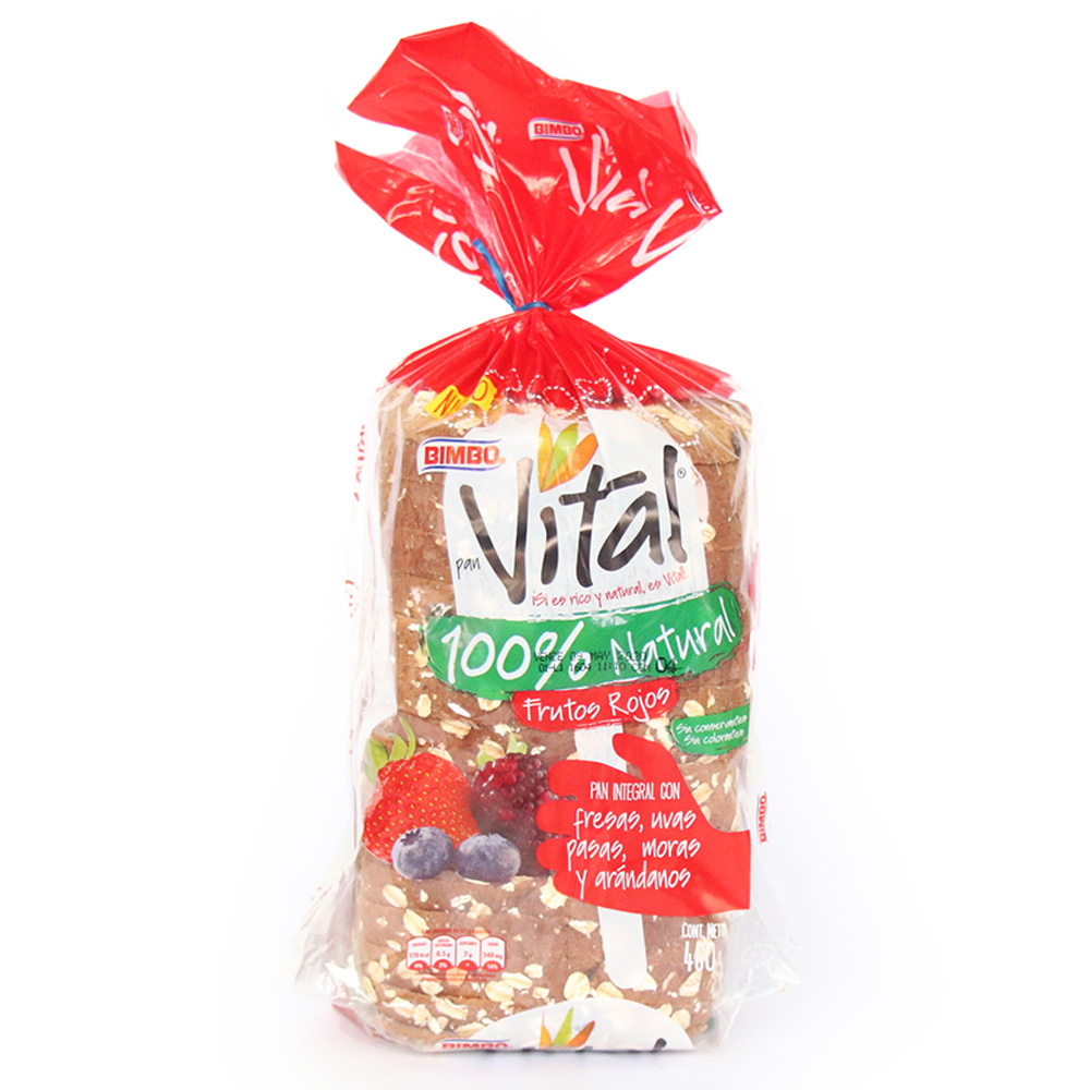 PAN BIMBO VITAL FR ROJOS*460G
