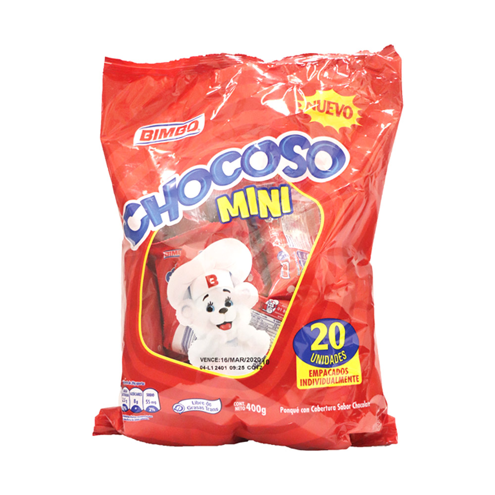 CHOCOSO MINIX BIMBO*20U