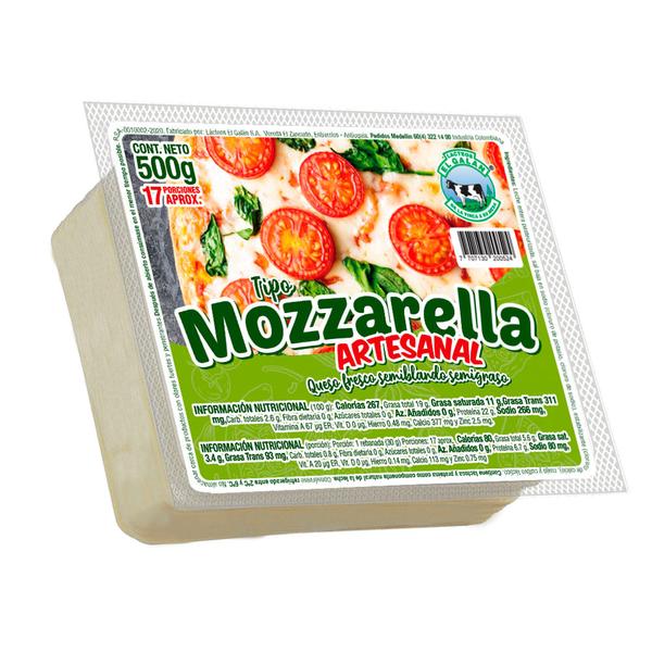 QUESO MOZARELLA EL GALAN ARTESANAL*500GR