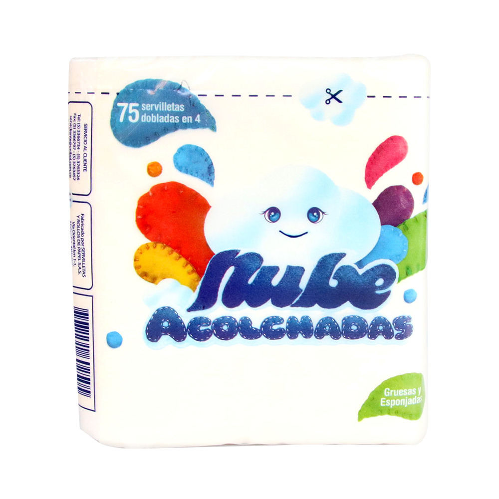SERVILLETAS NUBE LUJO*50UN