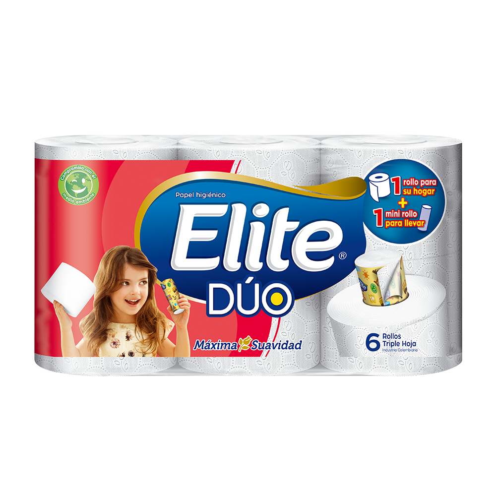 PAPEL HIGIE ELITE DUO*6R
