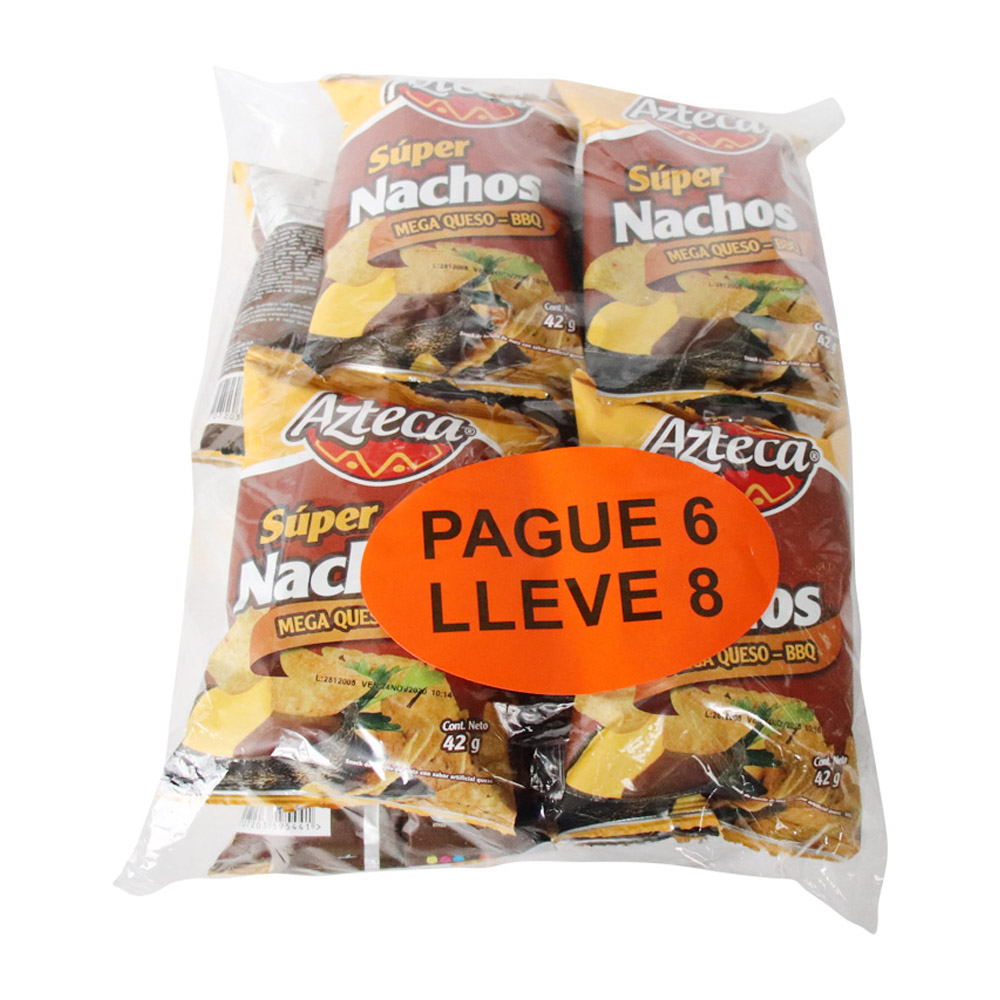 NACHOS AZTECA QUESO PICANTE*180GR