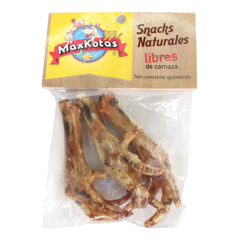 SNACK PATA DE POLLO MAXKOTAS 3 UN