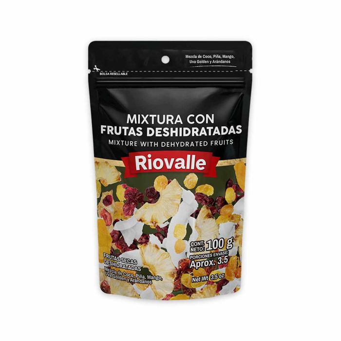 MIX FRUTA DESHIDRATADA RIOVALLE*100
