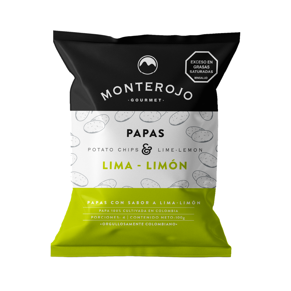 PAPITAS MONTE ROJO LIMON*100G