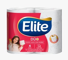 PAPEL HIGIE ELITE DUO * 4R