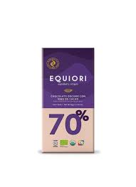 CHOCOLATE EQUIORI NIBS DE CACAO*80G
